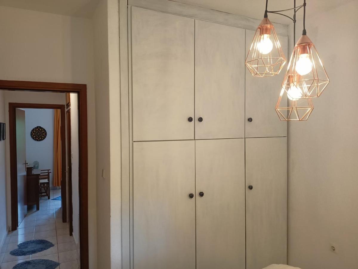 Siviri Sea & Forest-Cozy Apartment With Garden & Nature Views Bagian luar foto