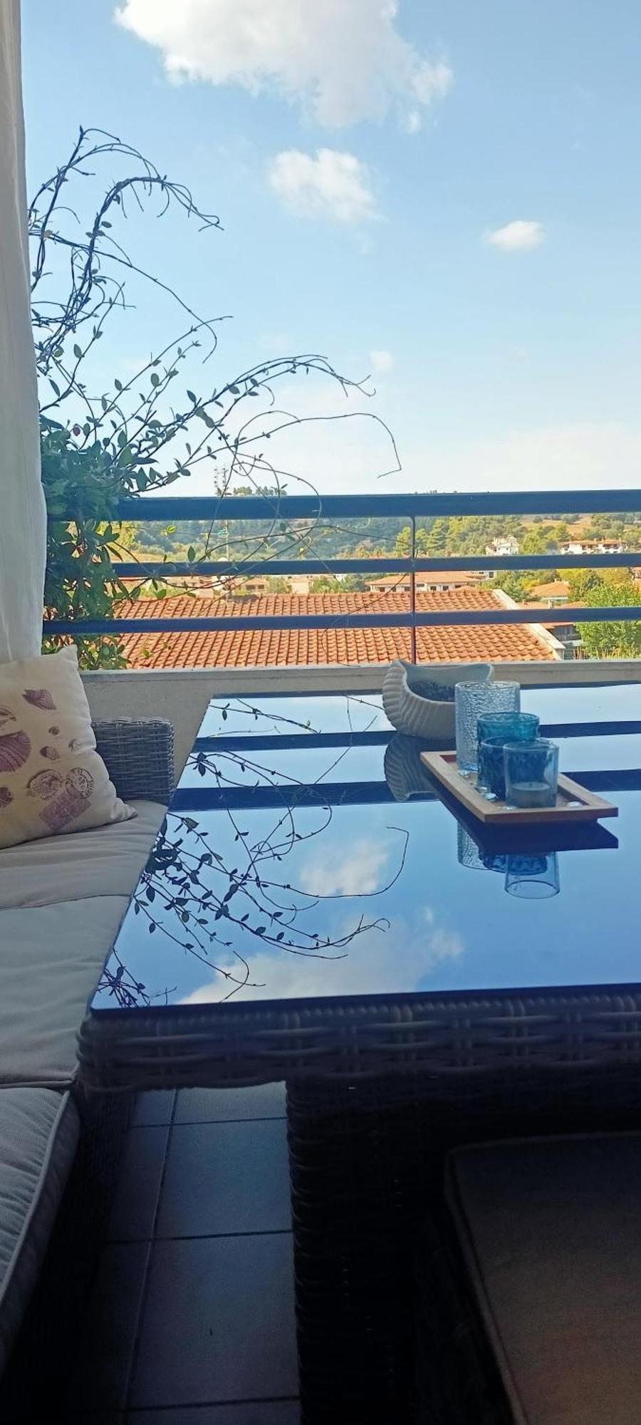 Siviri Sea & Forest-Cozy Apartment With Garden & Nature Views Bagian luar foto