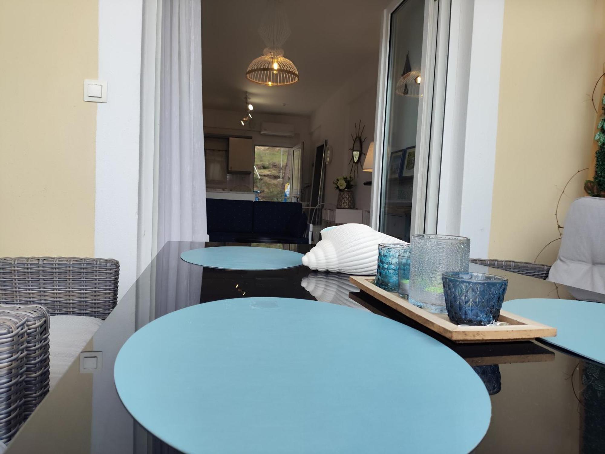 Siviri Sea & Forest-Cozy Apartment With Garden & Nature Views Bagian luar foto
